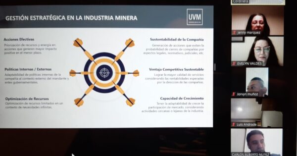 Diplomado en Seguridad, Salud Ocupacional y Medio Ambiente en la Industria Minera UVM realizó webinar