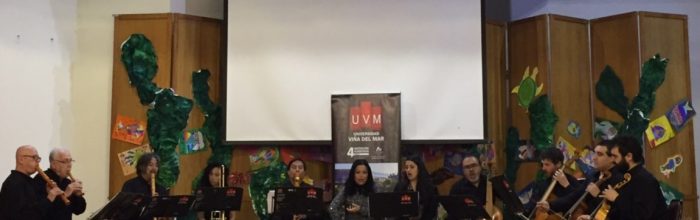 Conjunto Cantoría Española realiza concierto en Colegio Alemán de Viña del Mar