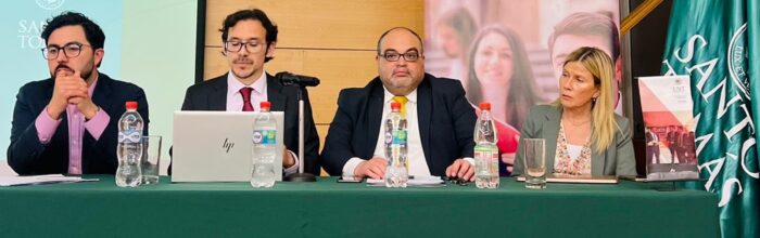 Académicos de Derecho UVM expusieron en seminario organizado por Universidad Santo Tomás